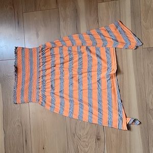 Legaci Sport size M Juniors Orange & Gray Cover Up